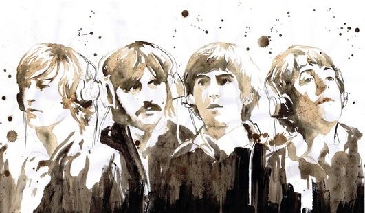 Beatles - Gouache