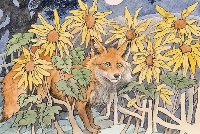 fox &amp; flowers