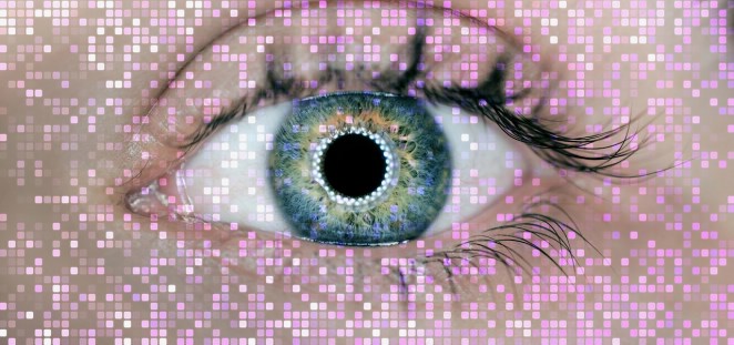 pink noise, blue eye